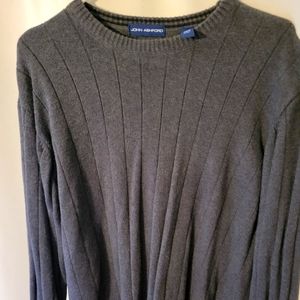 John Ashford men's L Grey sweayer
